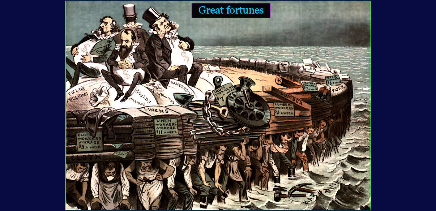 Great fortunes, 1890